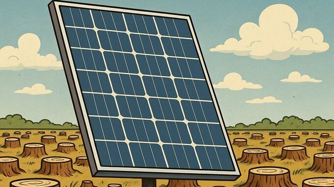 22 000 tyska äppelträd ersätts med solpaneler; vad är mer primitivt än frukt? Att hugga ner ett träd ska rädda planeten. 2 22 000 tyska äppelträd ersätts med solpaneler; vad är mer primitivt än frukt? Att hugga ner ett träd ska rädda planeten.- 2